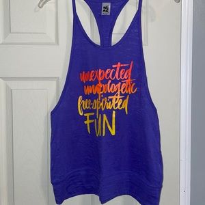 Zumba bubble tank, size Medium
